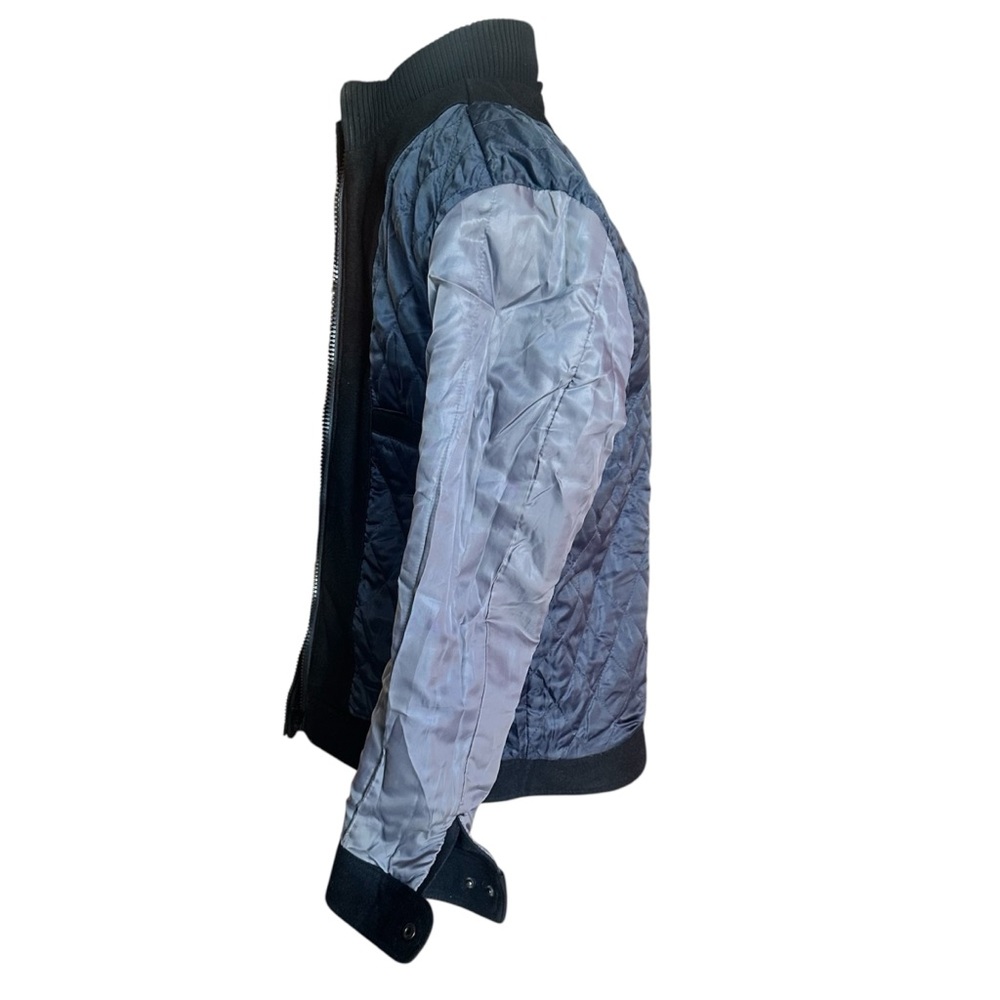Buffalo David Bitton Wool Blend Black Military Jacket Heavy Duty Small Men’s - Picture 14 of 16